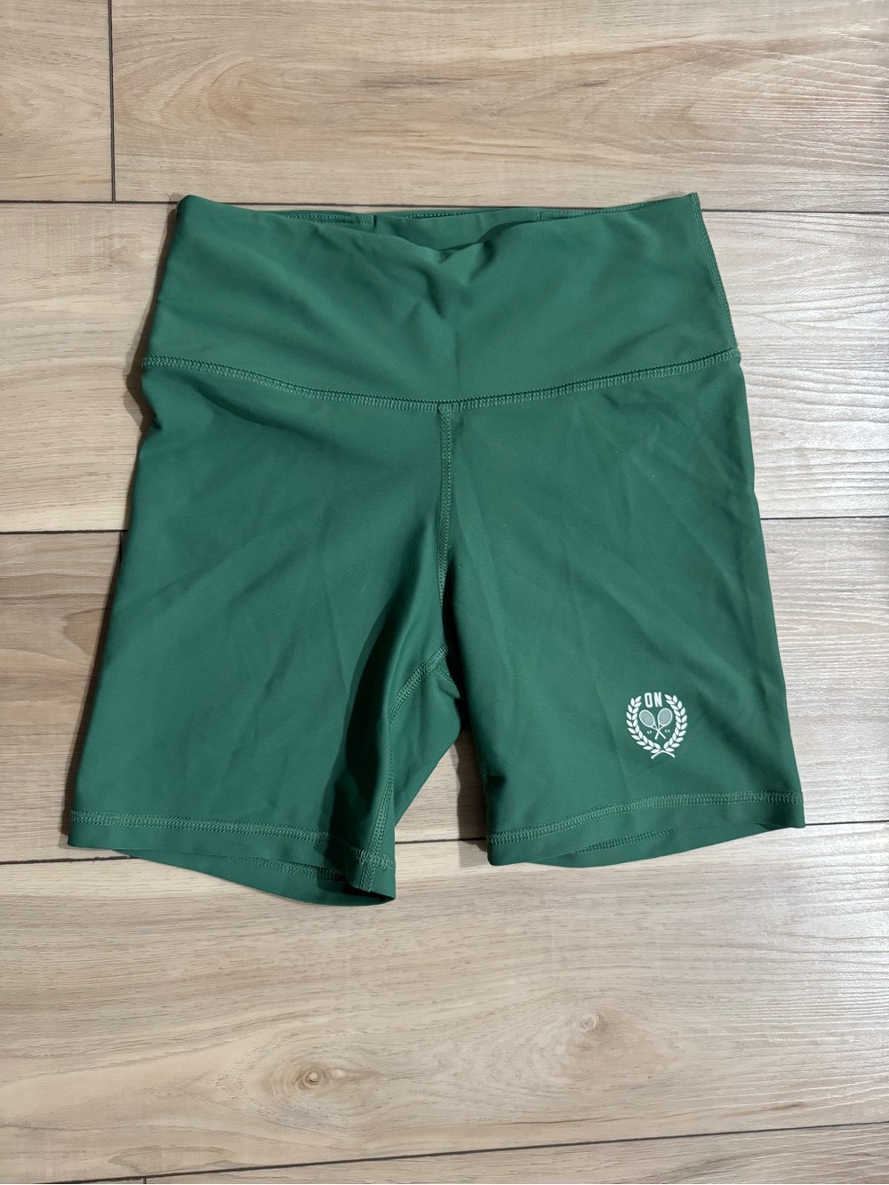 Old Navy Green High-Rise Go-Dry Bike Shorts
